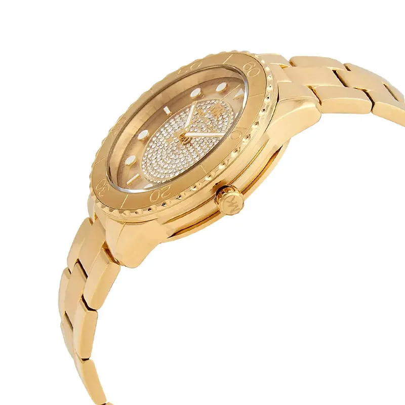 Michael Kors Runway Gold Dial Gold-tone Ladies Watch- MK6911